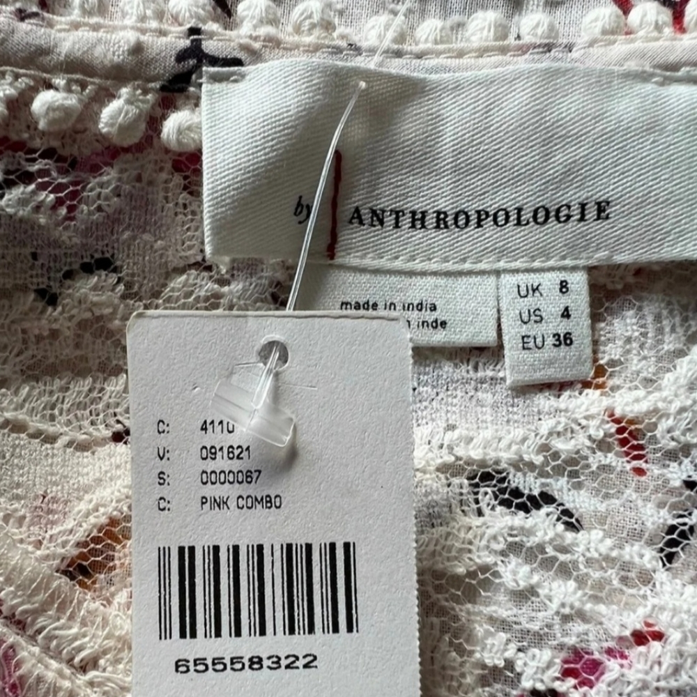 Anthropology floral blouse NWT - Picture 4 of 15